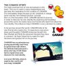 Dhink Dhink299-11 Canar 16cm Heart-shaped Banker Duck CANDY Series Tactile Grass