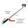 IGGI 035 Compact Small Lightweight Pocket Selfie Stick With 3.5mm Jack Cable New