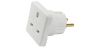 Mercury 429.905 Fitted with a Standard UK to Europe Travel Mains Adaptor - White