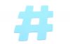 Dunk HTR1BLU Silicone 'Hashtag' Trivet Protect Surfaces up to 200 Degree Celsius