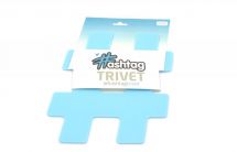 Dunk HTR1BLU Silicone 'Hashtag' Trivet Protect Surfaces up to 200 Degree Celsius