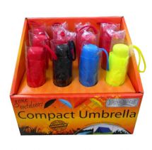 Boyz Toys RY561 Assorted Colourful Compact Travel Umbrella Matching Handle - New
