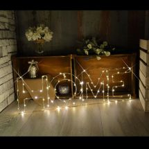 Lyyt 155.672 Brighten up any Room Decorative Large LED Home Wire Frame Lights
