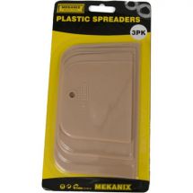 Mekanix 45/284 Triple Pack of Plastic Spreaders For Filling Decorating Tools New