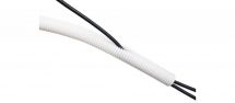 Avsl 788.012 Halogen Free Flexible 25mm Pre Split D Line Cable Tidy Tube - White