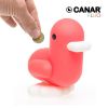 Dhink Dhink266-24 Canar 16cm Moneybox (Saving Bank) FLUO Series - Fluo Orange