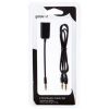 Groov-e GVAC2 3.5mm Jack Audio Cable Set Headphone Splitter Aux Male Lead Black