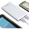 Groov-e GVCH12000 Portable Battery Charger With Dual USBs 12000mAh White - New