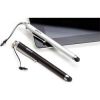 Groov-e GVCP2 Touchscreen Clip On Stylus Twin Pack Black & Silver Soft Tip New