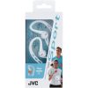 JVC HAECX20/WHITE Driver Unit 9mm in Ear Pivot Motion Sports Headphones - White