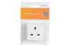 Mercury 429.905 Fitted with a Standard UK to Europe Travel Mains Adaptor - White