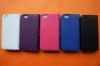 Generic iPhone 5 Leather Effect PU Protective Soft Flip Carry Case Cover Purple