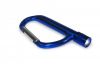 BoyzToys RY441 Gone Outdoors Stainless Steel LED Light Carabiner Geocaching New