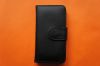 Generic iPhone 5 Leather Effect PU Protective Soft Flip Carry Case Cover - Black