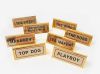 BoyzToyz RY328 Novelty Desk Sign Gold Manager Top Dog Playboy Boss Pimp Assorted