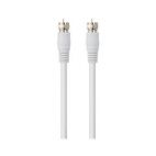 Belkin F3Y069BF2M Satellite Cable 75 Ohm Sheilded F Connector Pure Copper White