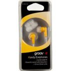 Groov-e Stereo Kandy In Ear iPod Mp3 Headphones Yellow