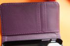 Generic iPhone 5 Leather Effect PU Protective Soft Flip Carry Case Cover Purple