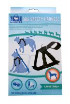 Boyztoys RY791 Padded Adjustable Large Dog Harness For Safe Car Travel 24+Kg New