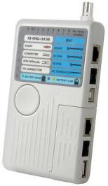 Mercury 505.993 4 in 1 Remote Network Cable Tester USB RJ11 UTP/STP BNC Circuit