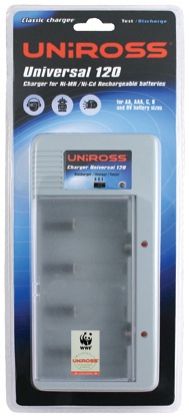 Uniross Universal 120 Mains Battery Charger AAA AA C D
