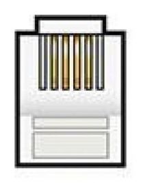 AV:Link 6P4C BUS27 Modular RJ11 UK Telephone Line Plug 779.222