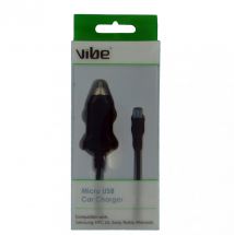 Vibe VI-22836 BLACK Compact and Lightwieght Rapid Charge Micro USB Car Charger