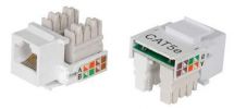 AV:Link 710.640 Network Cable Wall Modular Socket RJ45 Keystone Jack Clip in New