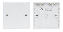 Mercury 429.898 Electrical Blanking Plate Cover 1 Gang Single Socket White New
