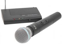QTX 171.801 VH45B Handheld Compact VHF Microphone Wireless System 50m Range New