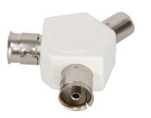 Mercury 2 Way TV Coaxial Y Splitter BA34