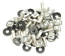 Adastra 952.295 20 Piece Rack Fixing Kit M6 Nuts, Bolts And Plastic Cup Washers