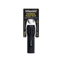 Infapower F011 3W Aluminium Powerful Pocket Torch Flashlight Batteries Included