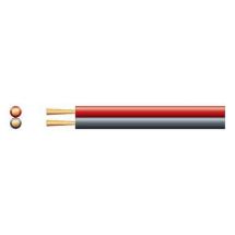 Mercury 807.077 2 Core Copper Clad Aluminium Speaker Cable Red/Black 100m Reel