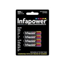 Infapower B009 1000 Times Rechargeable AAA Ni-MH Batteries 550mAh - 4 Pack New