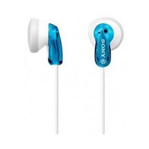 Sony MDRE9 Neodymium Magnet 13.5mm Powerful Bass In-Ear Headphones - Blue