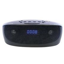 Lloytron N6401 Mains Or Battery Portable Bluetooth Stereo Alarm With MP3 - Black