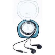 JVC HAF10C Stereo iPod MP3 Headphones with Case Black