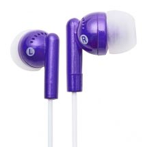 Groov-e Stereo Kandy In Ear iPod Mp3 Headphones Purple