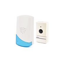 Lloytron B7509 100m 16 Melody Plug-in Receiver Wireless Doorbell White - New
