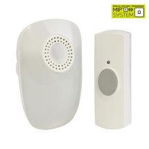 Lloytron B7511 Hearing Impaired Plug-In Wireless Door Chime With MiPs White New