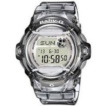 Casio BG169R LCD Stainless Steel Watch With Date And Alarm Function - New