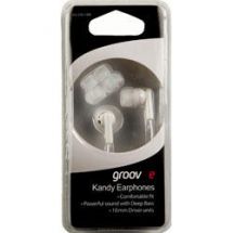 Groov-e Stereo Kandy In Ear iPod Mp3 Headphones White