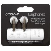 Groov-e GVEB8 Stereo In Ear Bud Type Headphones for iPod Mp3 Mobile New - Black