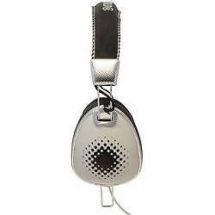 Urbanz DUAL Speaker On Full Over Ear Stereo Headphones Share Plug - Grey & Black