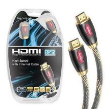 Lloytron A2031 HDMI Cable High Speed 1.4a Ethernet 3D 24k Gold Contacts 1.5m New