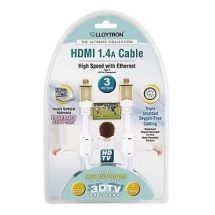 Lloytron A2003 3.0m Ultimate Collection HDMI 1.4a 3D TV HD Cable Gold Plated New