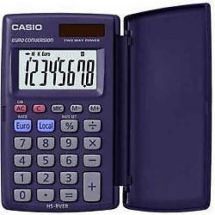 Casio Solar Pocket Calculator 8 Digit Display Flip Case