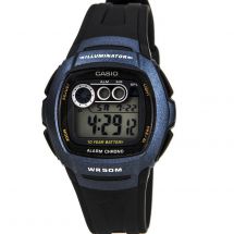Casio W210/1BV Dual Time 50m Water Resistant Men's Digital Resin Strap Watch