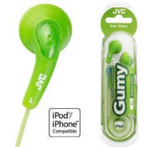JVC Gumy HAF140 In Ear Head Phones Kiwi Green iPod Mp3